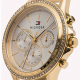 Tommy Hilfiger Ari Diamonds White Dial Cream Leather Strap Watch for Women - 1781982 Buy Now By Tommy Hilfiger