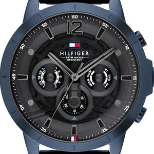 Tommy Hilfiger Luca Chronograph Grey Dial Blue Steel Strap Watch For Men - 1710493 Buy Now By Tommy Hilfiger