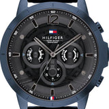 Tommy Hilfiger Luca Chronograph Grey Dial Blue Steel Strap Watch For Men - 1710493 Buy Now By Tommy Hilfiger