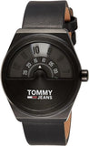 Tommy Hilfiger Monogram Pop Quartz Black Dial Black Leather Strap Watch For Men - 1791773 Buy Now By Tommy Hilfiger