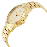 Gucci G Timeless Gold Dial Gold Steel Strap Watch For Women - YA126553 Buy Now By Gucci