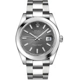 Rolex Datejust 41 Oyster Grey Dial Oystersteel Strap Watch for Men - M126300-0007 Buy Now By Rolex