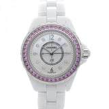 Chanel J12 Quartz Diamonds Mother of Pearl White Dial White Steel Strap Watch for Women - J12 H3243 Buy Now By Chanel