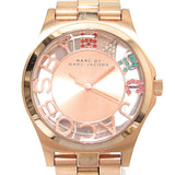 Marc Jacobs Henry Skeleton Rose Gold Dial Rose Gold Steel Strap Watch for Women - MBM3264 Buy Now By Marc Jacobs