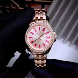 Michael Kors Mini Pilot Quartz Gold Dial Gold Steel Strap Watch For Women - MK7367 Buy Now By Michael Kors