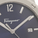 Salvatore Ferragamo F-80 Classic Blue Dial Silver Steel Strap Watch for Men - SFDT01320 Buy Now By Salvatore Ferragamo