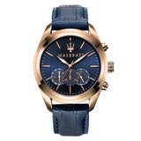 Maserati Traguardo Chronograph Blue Dial Blue Leather Strap Watch for Men - R8871612015 Buy Now By Maserati