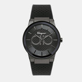 Salvatore Ferragamo Sapphire Black Dial Black Rubber Strap Watch for Men - SFHP00320 Buy Now By Salvatore Ferragamo
