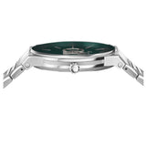 Salvatore Ferragamo Sapphire Bracelet Green Dial Silver Steel Strap Watch For Men - SFHP01224 Buy Now By Salvatore Ferragamo