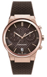 Salvatore Ferragamo Sapphire Chrono Brown Dial Brown Rubber Strap Watch for Men - SFME01023 Buy Now By Salvatore Ferragamo