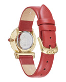 Versace V-Motif Red Dial Red Leather Strap Watch for Women - VERE00418 Buy Now By Versace