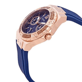 Guess Limelight Blue Dial Blue Silicone Strap Watch For Women - W1053L1 Buy Now By Guess