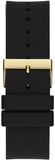Guess King Quartz Crystals Gold Dial Black Silicone Strap Watch For Men - GW0537G2 Buy Now By Guess
