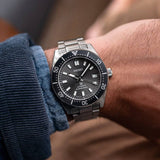 Seiko Prospex 1965 Modern Re Interpretation Automatic Black Dial Silver Steel Strap Watch For Men - SPB143J1 Buy Now By Seiko