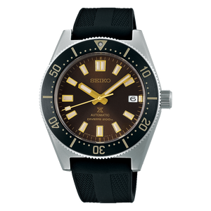 Seiko Prospex 1965 Diver's Modern Re-Interpretation Automatic Brown Dial Black Rubber Strap Watch For Men - SPB147J1 Buy Now By Seiko