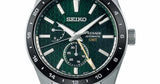 Seiko Presage Sharp Edged Series GMT Green Dial Silver Steel Strap Watch For Men - SPB219J1 Buy Now By Seiko
