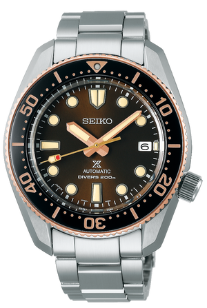 Seiko Prospex Sea Diver Automatic Brown Dial Silver Steel Strap Watch For Men - SPB240J1 Buy Now By Seiko