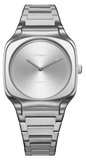 D1 Milano Square Silver Dial Silver Steel Strap Watch for Men - D1-SQBJ10 Authentic Buy Shop Now