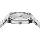 D1 Milano Square Silver Dial Silver Steel Strap Watch for Men - D1-SQBJ10 Authentic Buy Shop Now