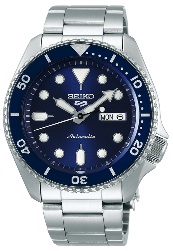 Seiko 5 Sports Automatic Analog Blue Dial Silver Steel Strap Watch For Men - SRPD51K1 Buy Now By Seiko