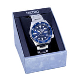 Seiko 5 Sports Automatic Analog Blue Dial Silver Steel Strap Watch For Men - SRPD51K1 Buy Now By Seiko