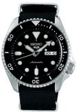 Seiko 5 Sports SKX Automatic Black Dial Black NATO Strap Watch For Men - SRPD55K3 Buy Now By Seiko