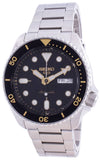 Seiko 5 Sports Automatic Black Dial Silver Steel Strap Watch For Men - SRPD57K1 Buy Now By Seiko