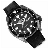 Seiko 5 Sport Automatic Black Dial Black Silicone Strap Watch For Men - SRPD65K3 Buy Now By Seiko