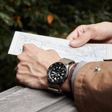 Seiko 5 Sport Automatic Black Dial Green Nylon Strap Watch For Men - SRPD65K4 Buy Now By Seiko