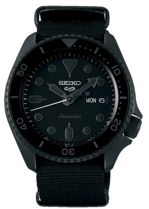 Seiko 5 Sports Automatic Black Dial Black NATO Strap Watch For Men - SRPD79K1 Buy Now By Seiko