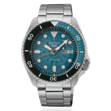 Seiko 5 Sports SKX Skeleton Green Dial Silver Steel Strap Watch For Men - SRPJ45K1 Buy Now By Seiko