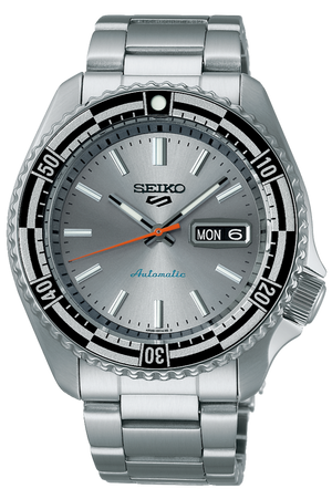 Seiko 5 Sports Special Edition Silver Dial Silver Steel Strap Watch For Men - SRPK09K1 Buy Now By Seiko