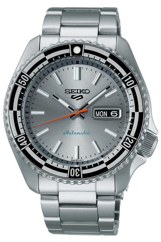 Seiko 5 Sports Special Edition Silver Dial Silver Steel Strap Watch For Men - SRPK09K1 Buy Now By Seiko
