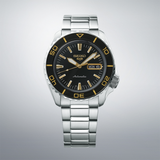 Seiko 5 Sport Automatic SKX Series Black Dial Silver Steel Strap Watch for Men - SRPK99K1 Buy Now By Seiko