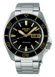 Seiko 5 Sport Automatic SKX Series Black Dial Silver Steel Strap Watch for Men - SRPK99K1 Buy Now By Seiko