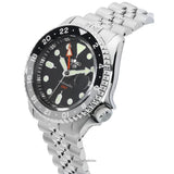 Seiko 5 Sports Automatic GMT Black Dial Silver Steel Strap Watch For Men - SSK001K1 Buy Now By Seiko