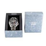 Seiko 5 Sports Automatic GMT Black Dial Silver Steel Strap Watch For Men - SSK001K1 Buy Now By Seiko