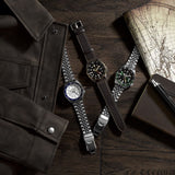 Seiko 5 Sports SKX GMT Automatic Green Dial Silver Steel Strap Watch For Men - SSK035K1 Buy Now By Seiko