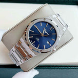 Salvatore Ferragamo F-80 Classic Blue Dial Silver Steel Strap Watch for Men - SFDT01320