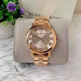 Michael Kors Norie Rose Gold Dial Rose Gold Steel Strap Watch for Women - MK3561 Buy Now By Michael Kors