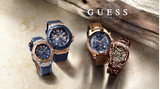 Guess Rigor Analogue Quartz Blue Dial Brown Leather Strap Watch For Men - W0040G10 Buy Now By Guess