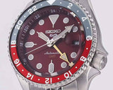 Seiko 5 Sports Thong Sia Limited Edition Red Dial Silver Steel Strap Watch For Men - SSK031K1 Buy Now By Seiko