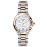 Tag Heuer Carrera Date Automatic Mother of Pearl Dial Two Tone Steel Strap Watch for Women - WBN2450.BD0569 Buy Now By Tag Heuer