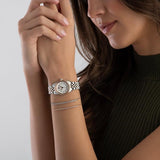 Michael Kors Lexington Three-Hand White Dial Two Tone Steel Strap Watch for Women - MK4817 Buy Now By Michael Kors