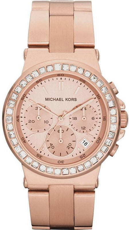 Michael Kors Dylan Rose Gold Rose Gold Steel Strap Watch for Women - MK5586 Buy Now By Michael Kors