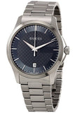 Gucci G Timeless Grey Dial Silver Steel Strap Watch For Men - YA126441 Buy Now By Gucci