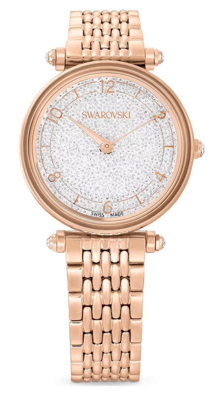 Swarovski Crystalline Wonder Silver Dial Rose Gold Steel Strap Watch for Women - 5656911 Buy Now By Swarovski