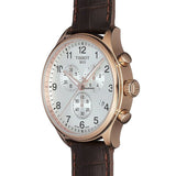 Tissot Chrono XL Classic Silver Dial Brown Leather Strap Watch For Men - T116.617.36.037.00 Buy Now By Tissot