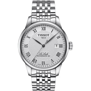 Tissot Le Locle Powermatic 80 Silver Dal Silver Steel Strap Watch For Men - T006.407.11.033.00 Buy Now By Tissot