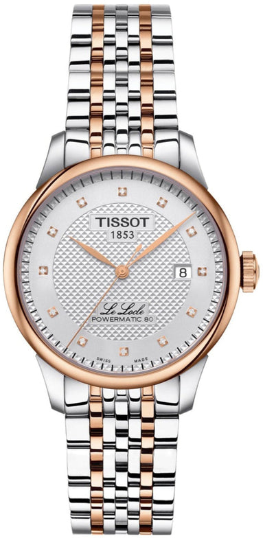 Tissot Le Locle Powermatic 80 Silver Dial Two Tone Steel Strap Watch For Men - T006.407.22.036.01 Buy Now By Tissot